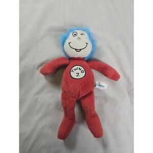 Dr. Seuss Thing 2 Plush Doll Aurora World Cat in the Hat 2018 Tag Collectible